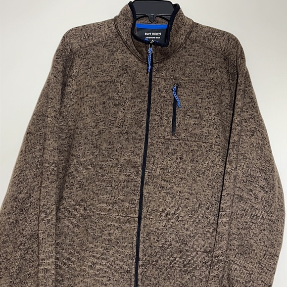 RUFF HEWN || Men’s Adventure Tech Zip-Up Fleece Sweatshirt/Jacket - Picture 4 of 10